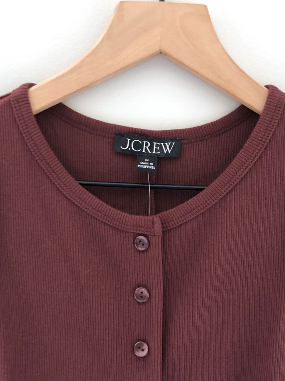 NWT J.Crew Perfect Rib Button-up Shell Top - Picture 4 of 5